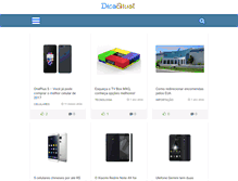 Tablet Screenshot of dicaatual.com